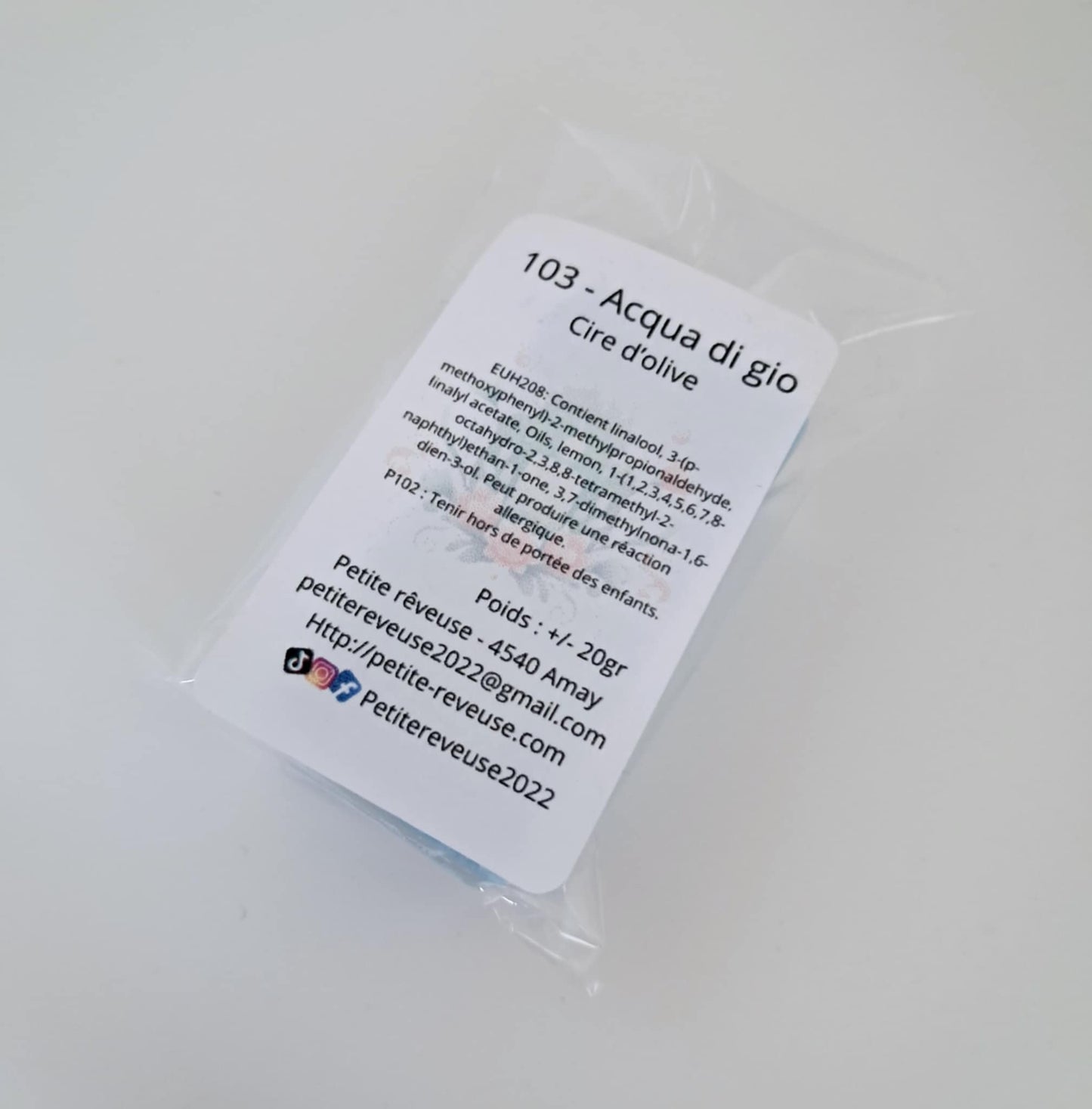 Fondant de Luxe "Aqua Di Gio"