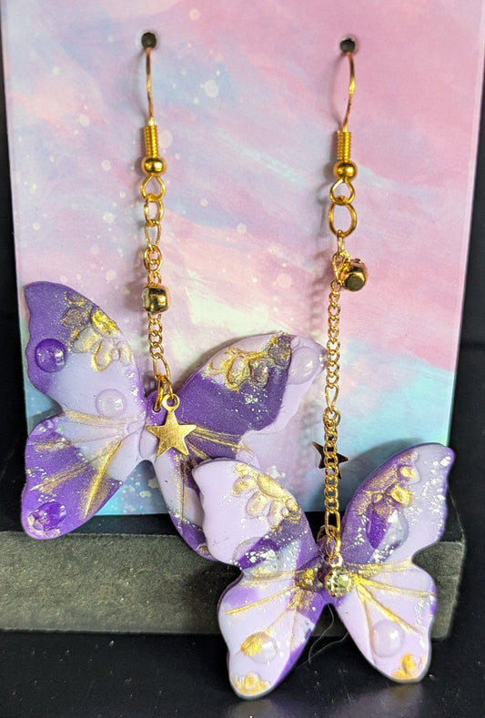 Boucles d'oreilles Papillons