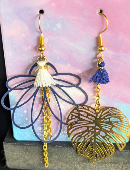 Boucles d'oreilles Feuilles