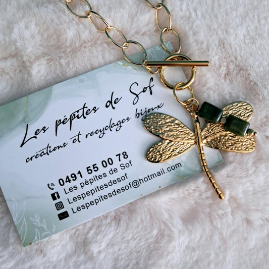 Collier Libellule