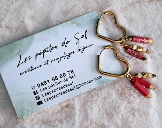 Boucles d'oreilles Coeurs