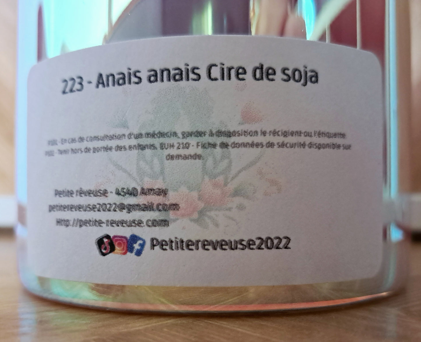 Bougie de Luxe "Anaïs Anaïs"