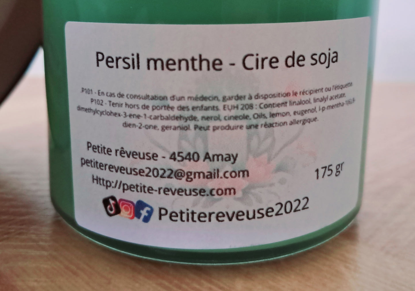 Bougie Persil Menthe