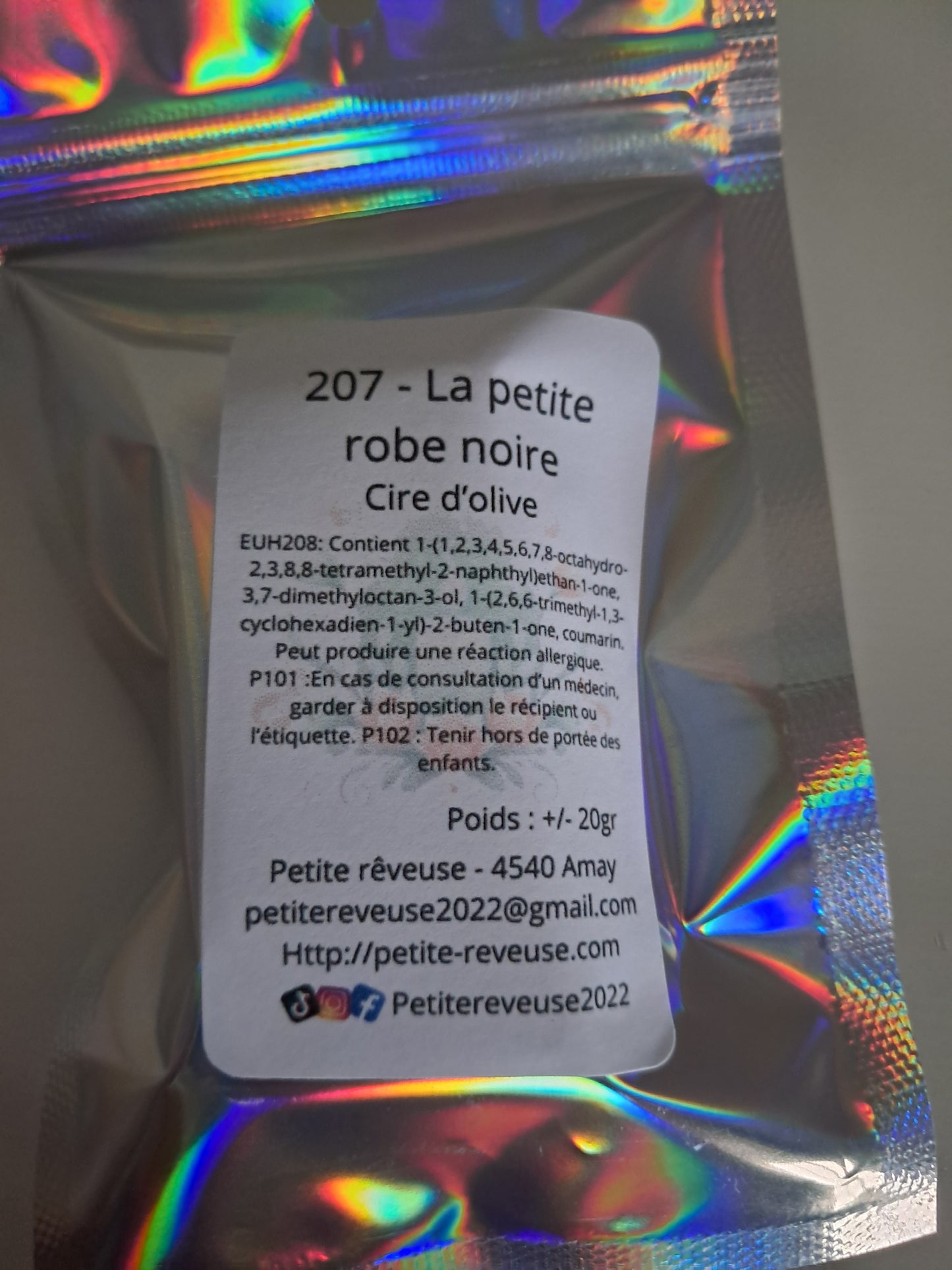 Fondant "La petite robe noire"